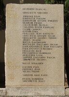 Plaque commémorative, Grosseto-Prugna, Corse-du-Sud