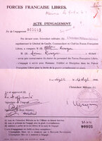 Acte engagement FFL MOINE Roger