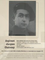 Hommage à l'aspirant CHATENAY de l'AMSCC