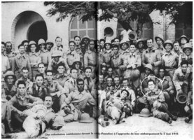 Paul Klein et des volontaires calédoniens, 5 mai 1941.