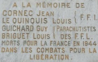Plaque commémorative de Landerneau