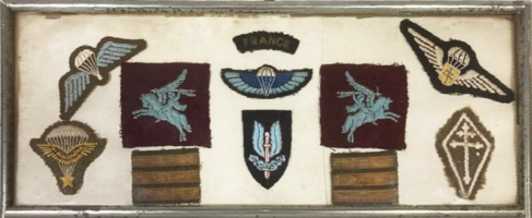 Insignes militaire ayant appartenue à Claude Vallieres